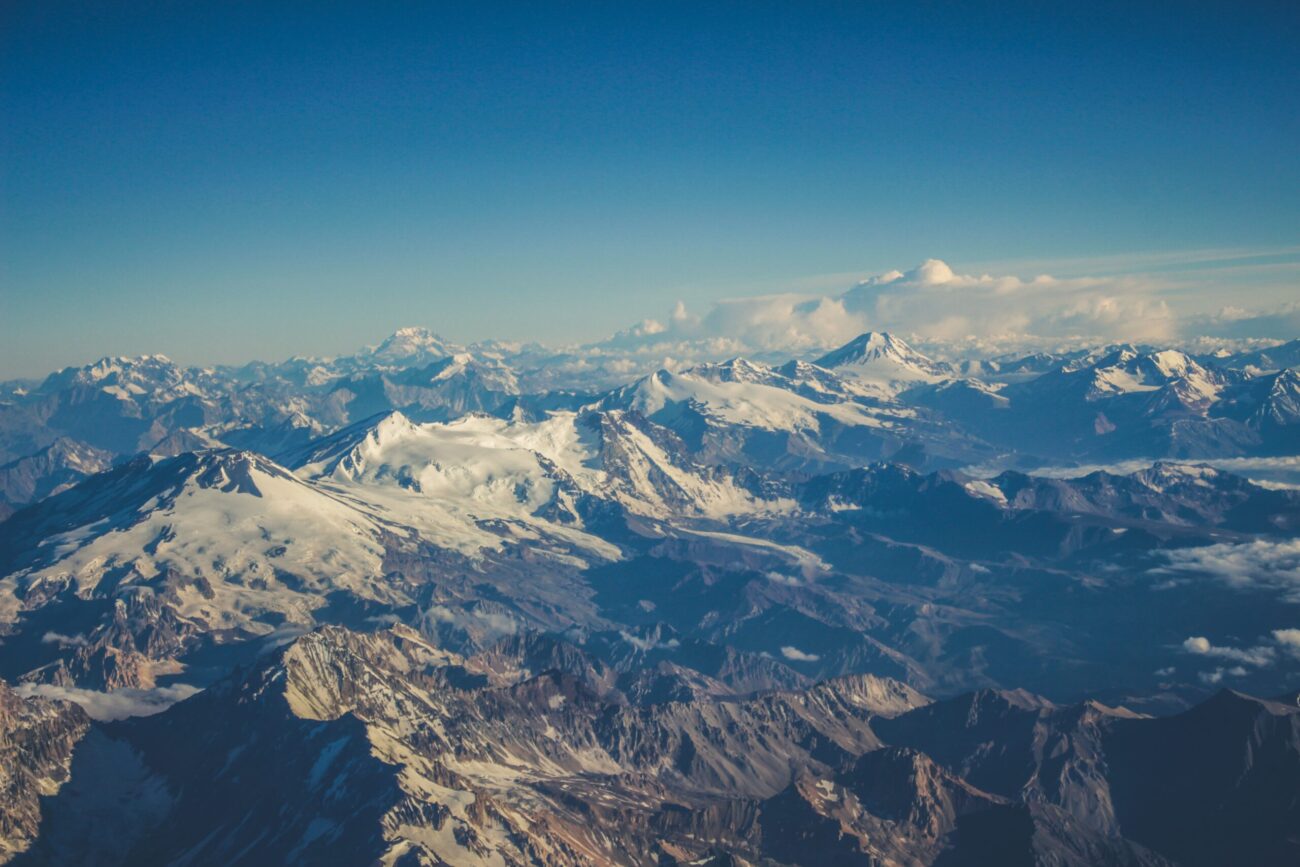 Andean Mountains from above