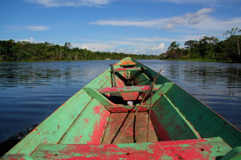 Canoeing the Amazon rainforest